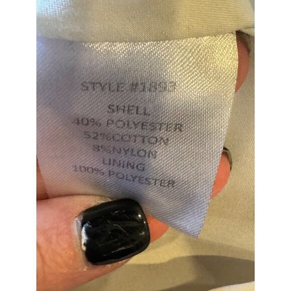 Hutch Aidy Dress Womens 10 Black Ivory Palm Print Button Front Knee Length - Picture 14 of 15